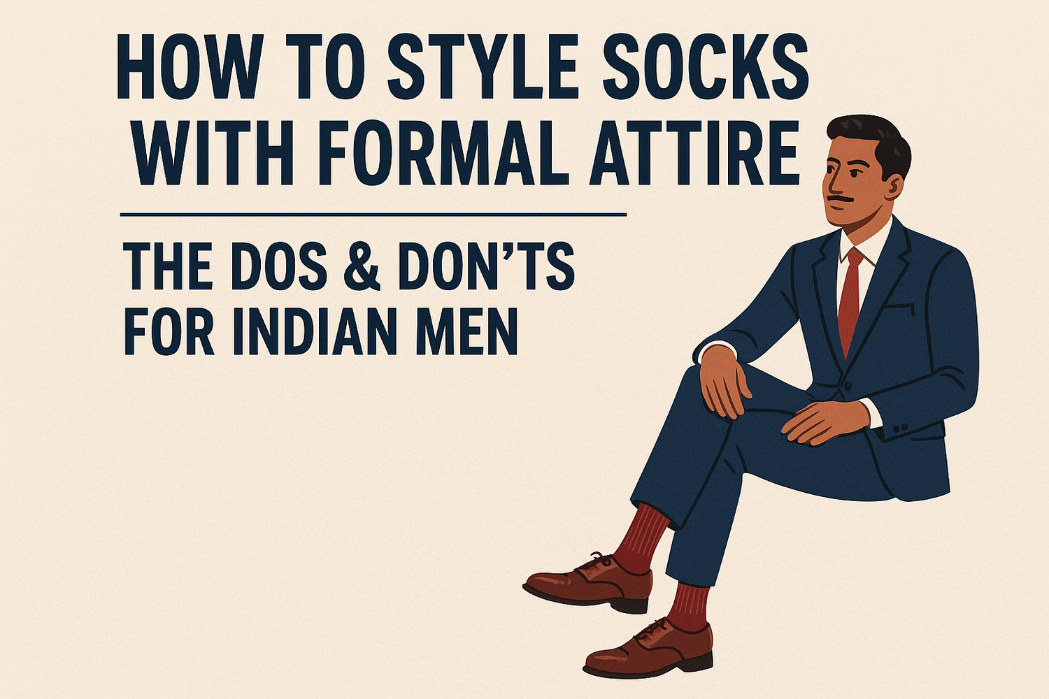 How to Style Socks with Formal Attire: The Dos & Don’ts for Indian Men