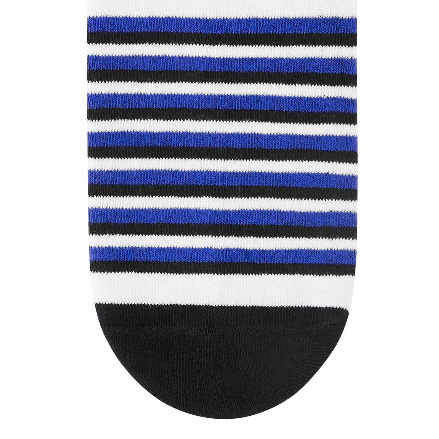 Dynamocks Stripes X Blue Ankle Length Socks for Men and Women.
