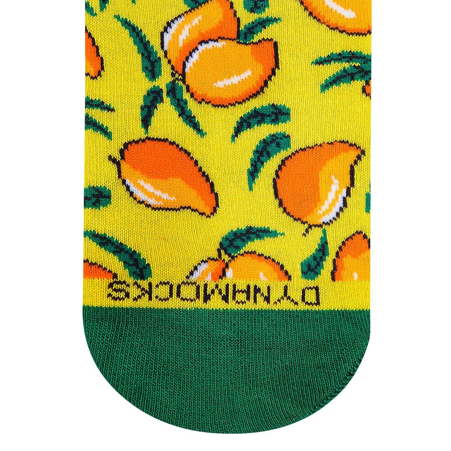 Dynamocks Mango Fruit Crew Length socks for Men and women