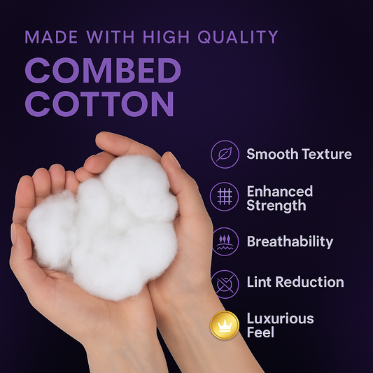 Dynamocks premium combed cotton material showing breathability and softness