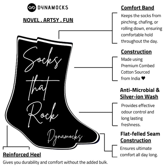 Dynamocks Crew Socks Features