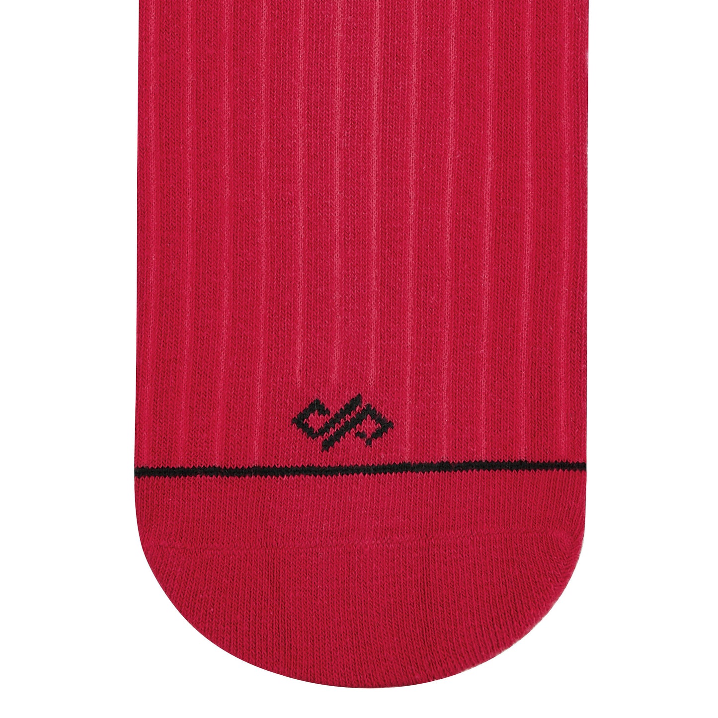 Dynamocks Red crew length socks for men and women.