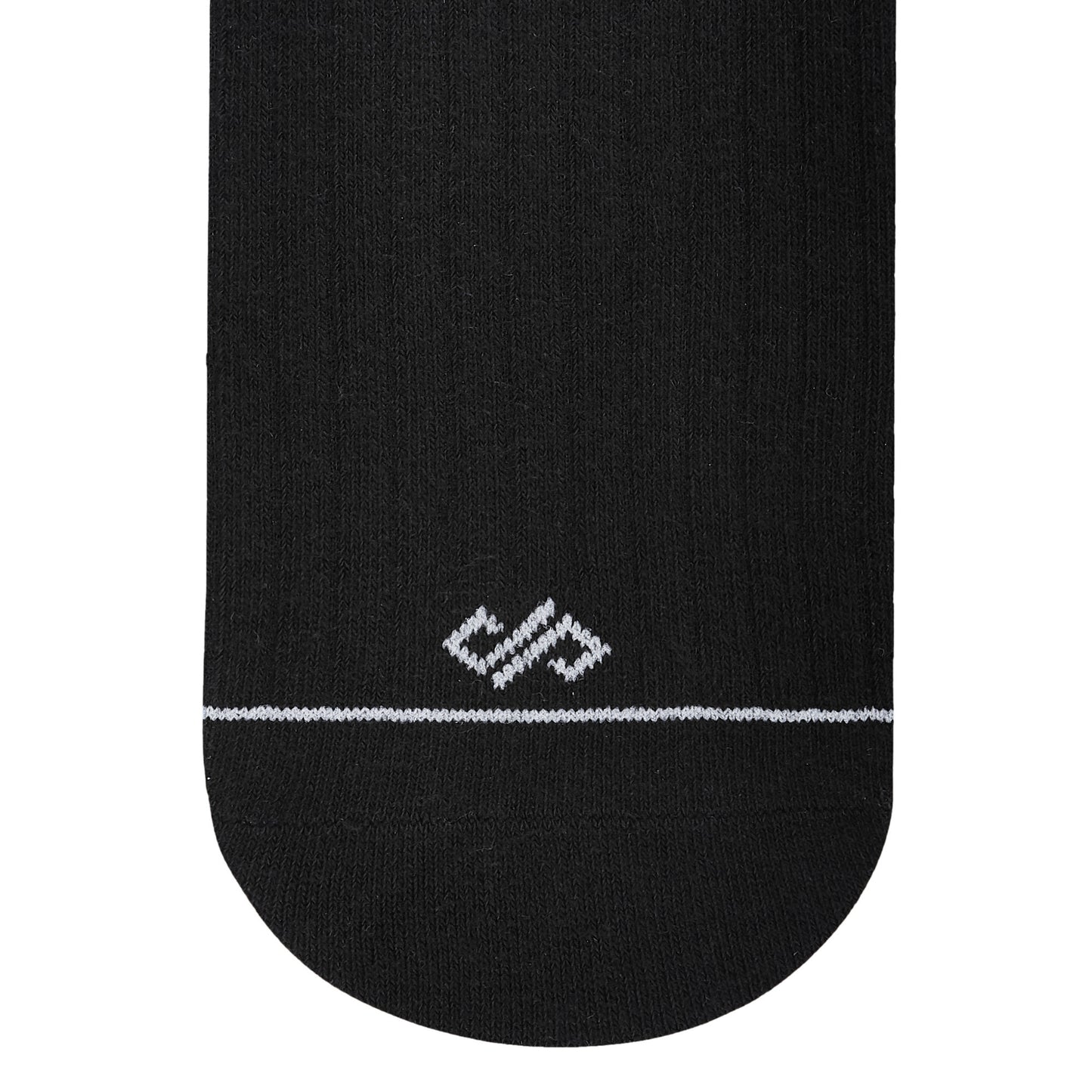 Dynamocks Solid Crew Black socks for men and women.