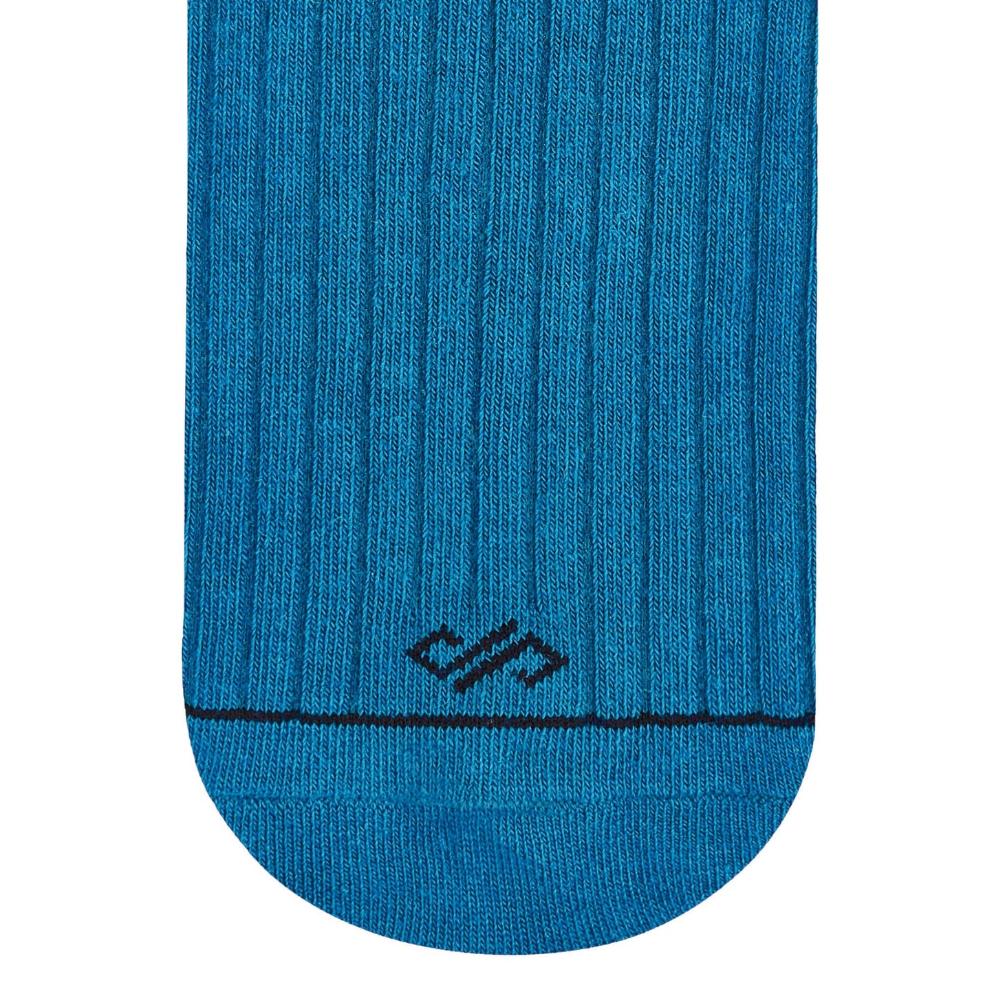 Teal Blue Cotton Crew Socks for Men & Women | Dynamocks