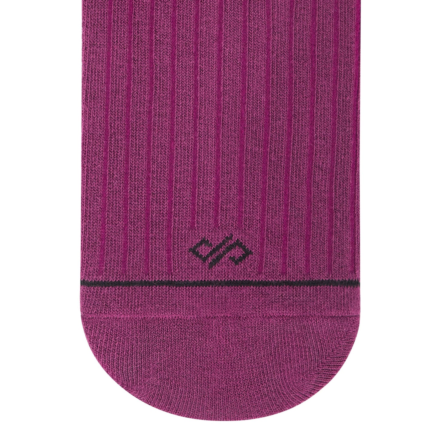 Dynamocks Solid Crew Wine Socks for Men and Women.
