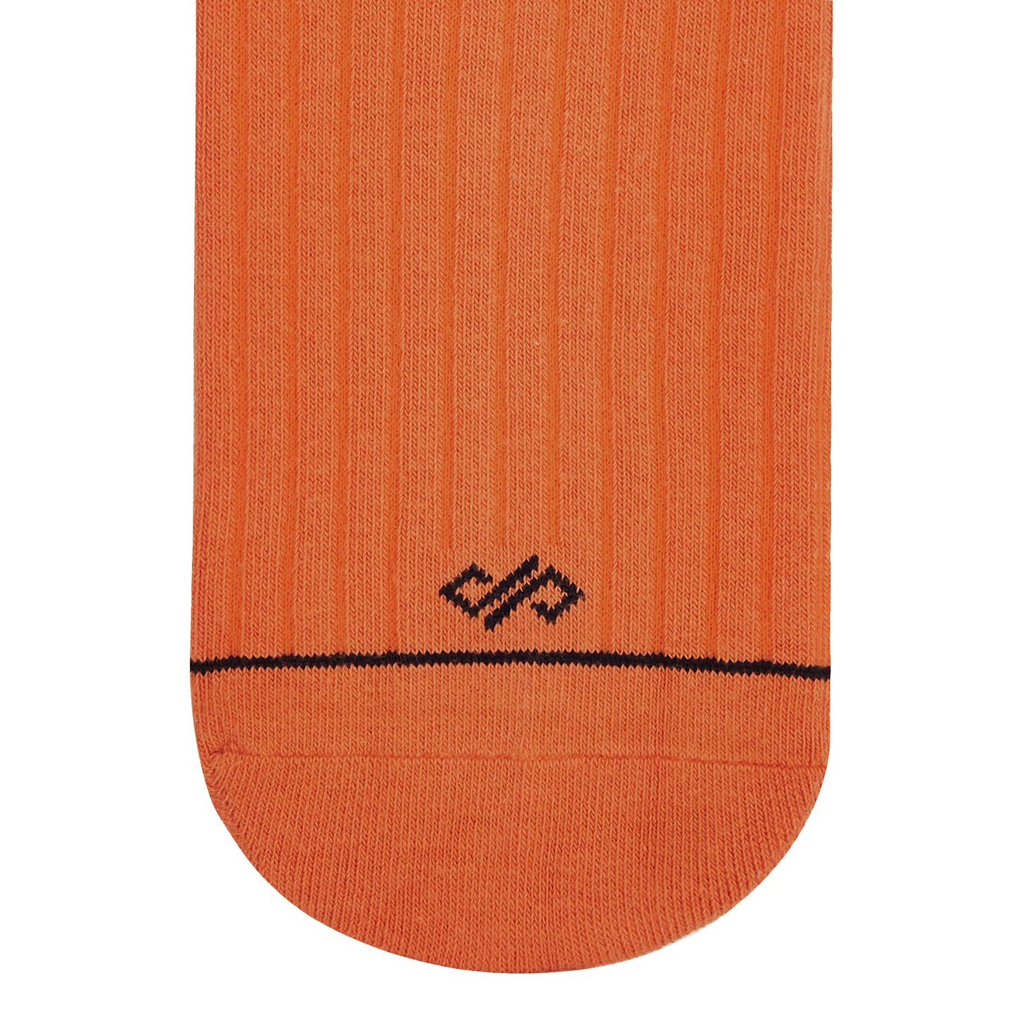 Dynamocks Solid Crew Orange socks for men and women.