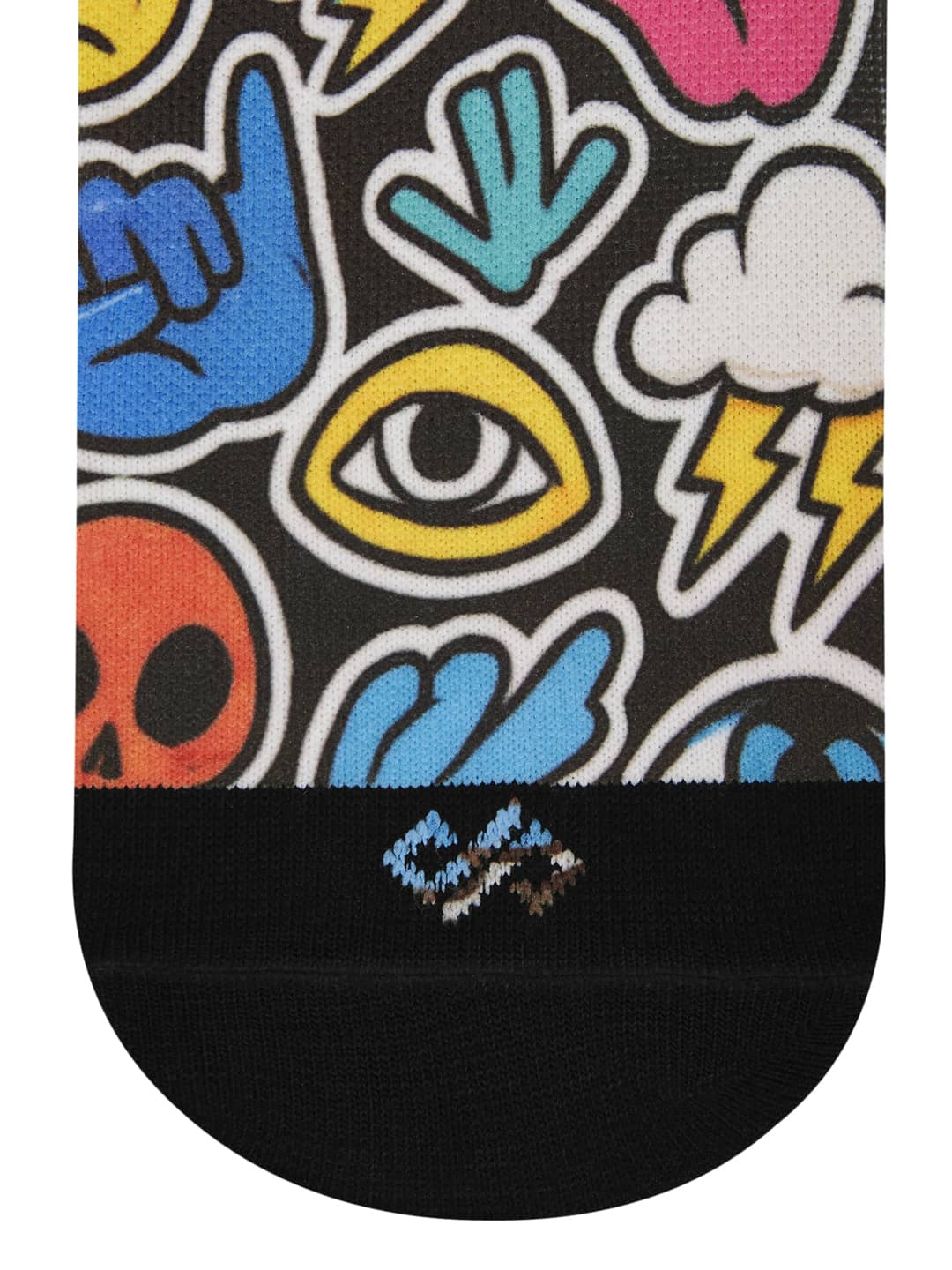 Dynamocks Party Overload Crew Length Socks for Men and Women.