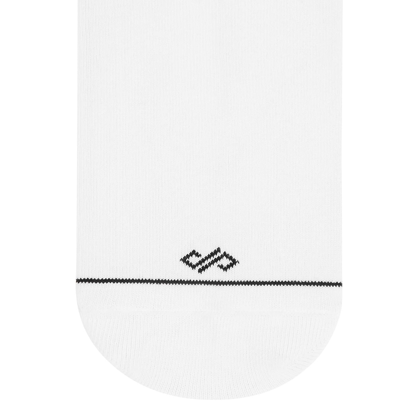 Dynamocks White Low Ankle Length Socks for Men and Women.