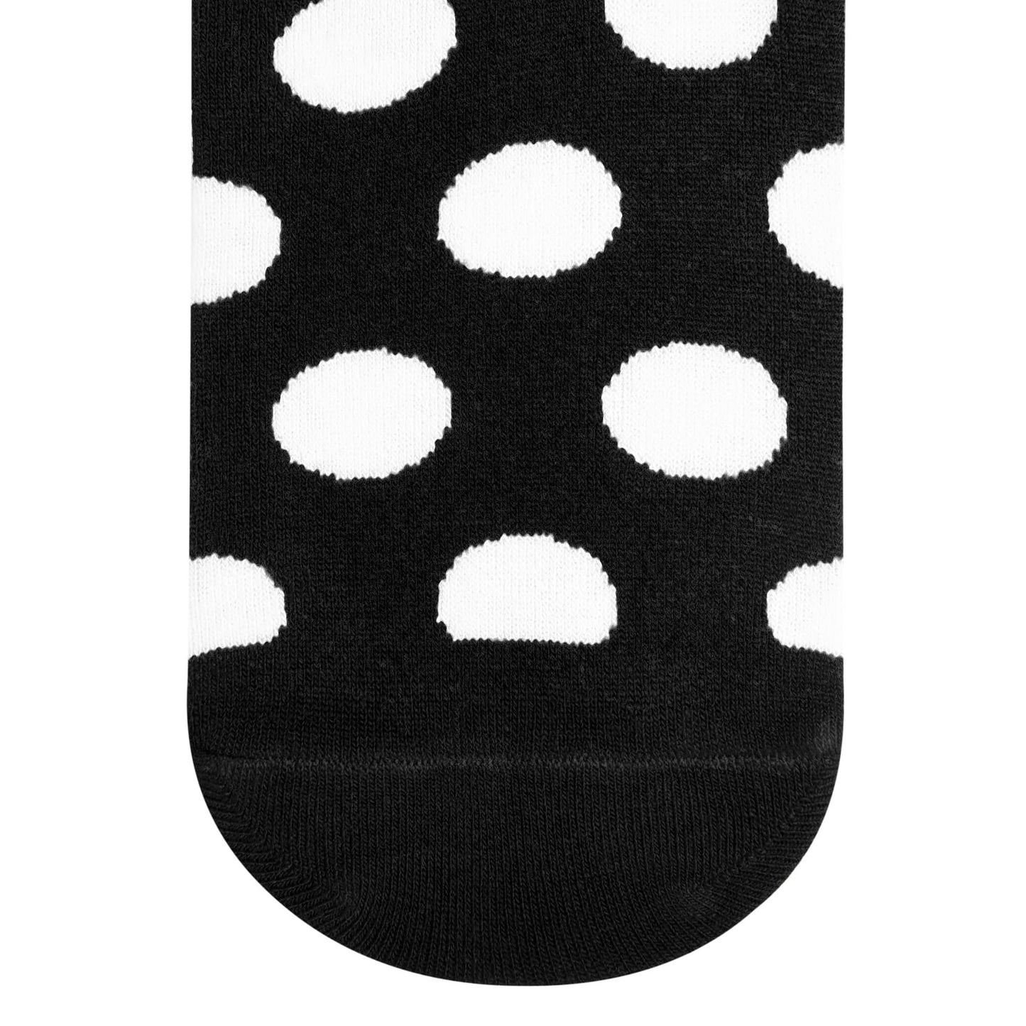Bamboo Crew - Black - Polka Dots