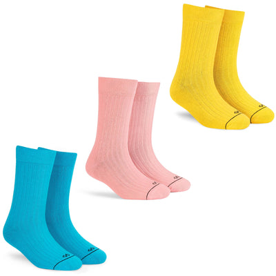 Unisex Crew Socks - Pack of 3 Pairs