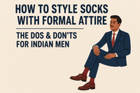 How to Style Socks with Formal Attire: The Dos & Don’ts for Indian Men