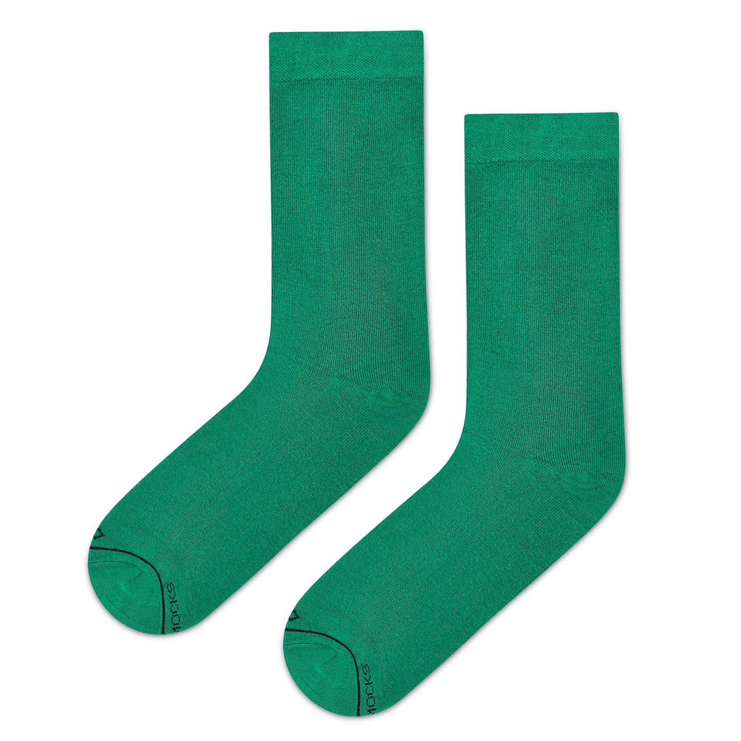 Dynamocks Bamboo Crew Green Crew Length Socks for Men and Women.