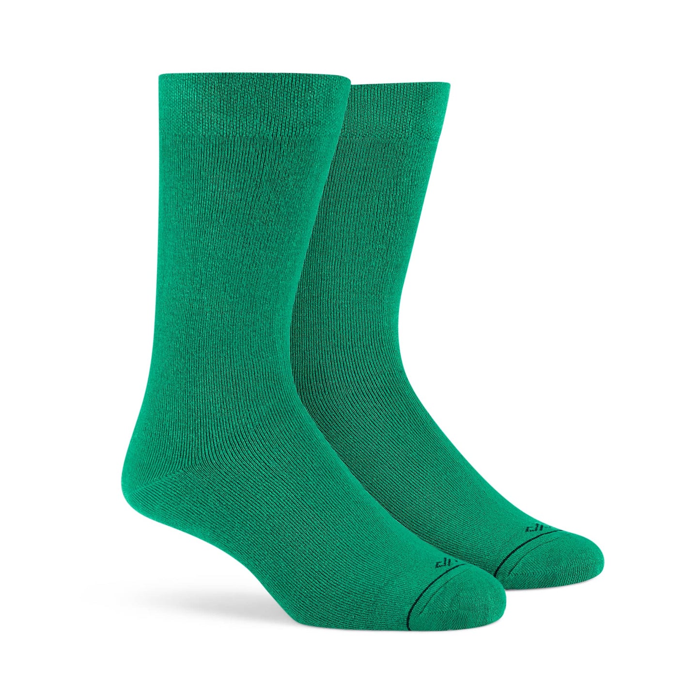 Dynamocks Bamboo Crew Green Crew Length Socks for Men and Women.