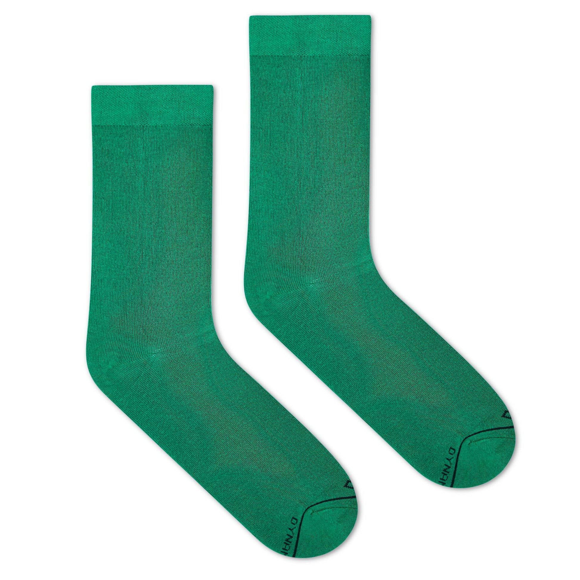 Dynamocks Bamboo Crew Green Crew Length Socks for Men and Women.