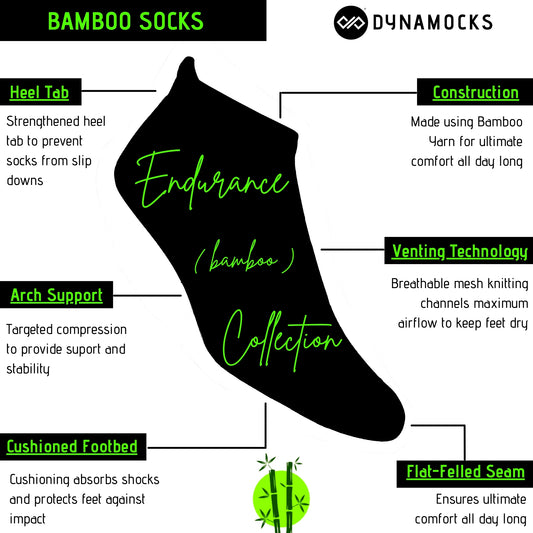 Dynamocks Bamboo Ankle Socks Features