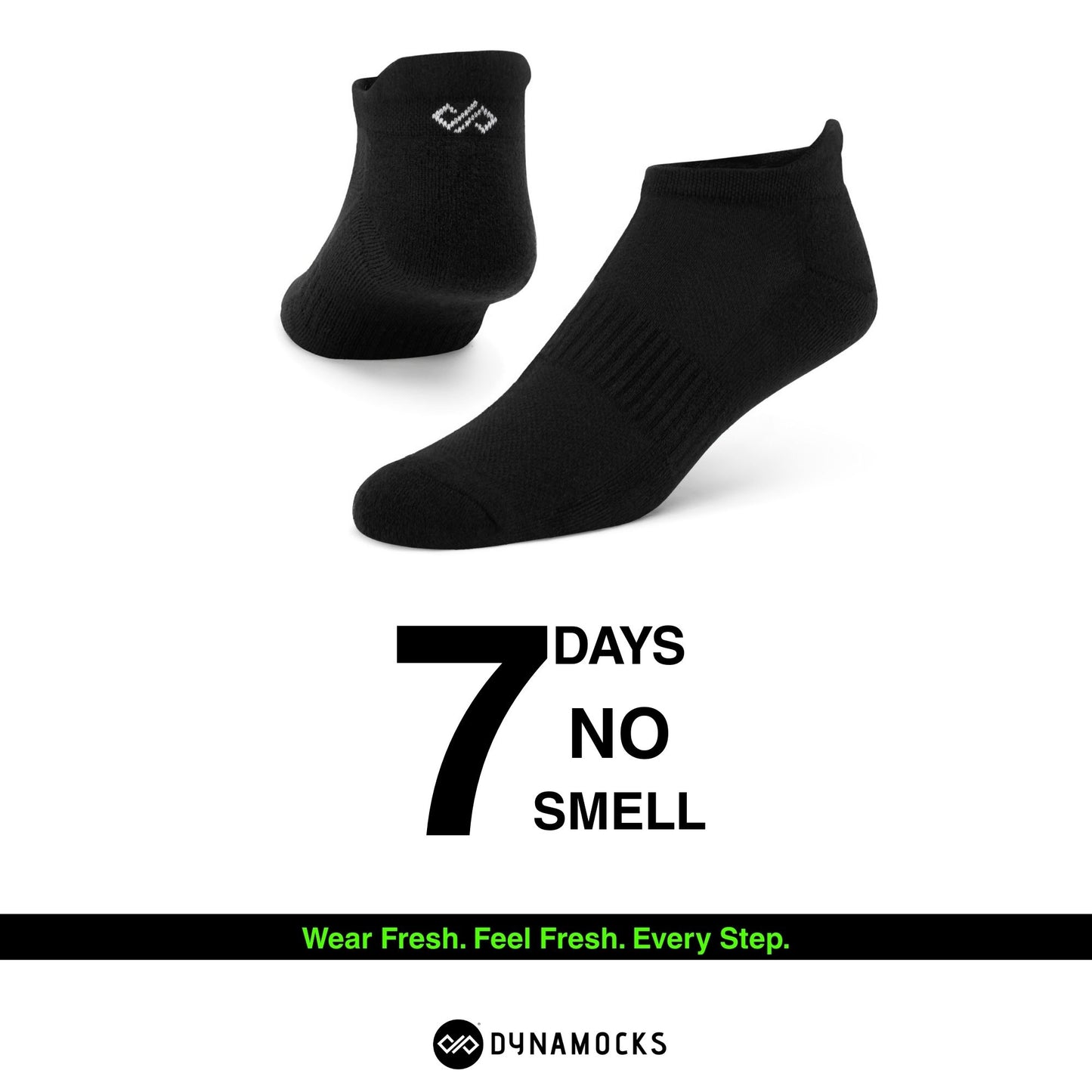 Dynamocks Bamboo Ankle 7 Days no Smell.