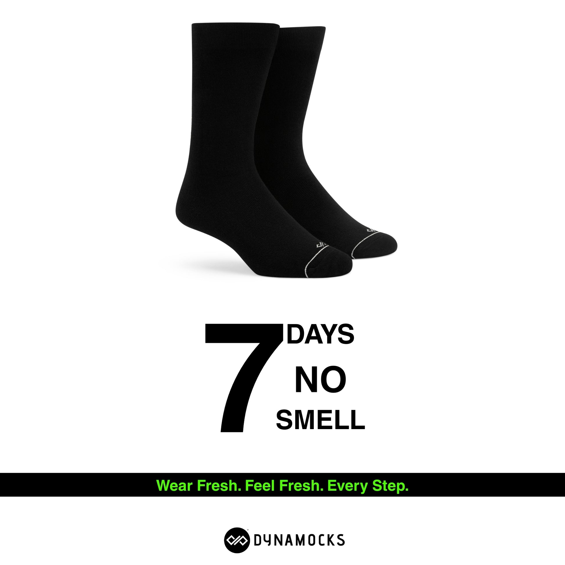 Dynamocks Bamboo Crew Sock 7 Days No Smell