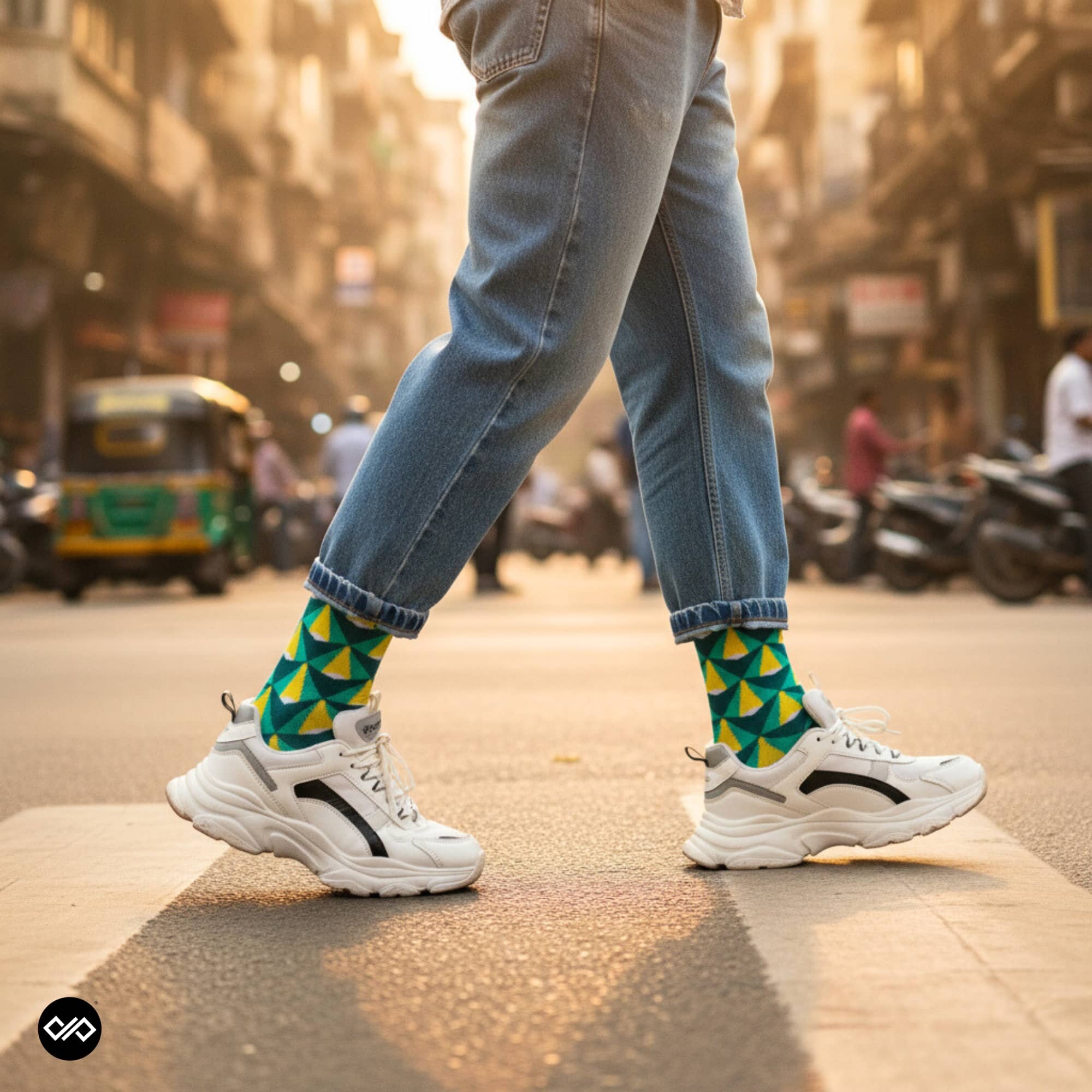 Dynamocks Beam Crew Length Socks for men and women.