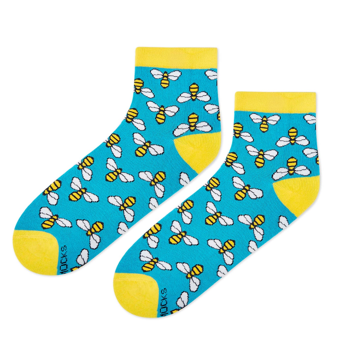 Dynamocks Bees Ankle Length socks for men and women.