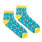 Dynamocks Bees Ankle Length socks for men and women.