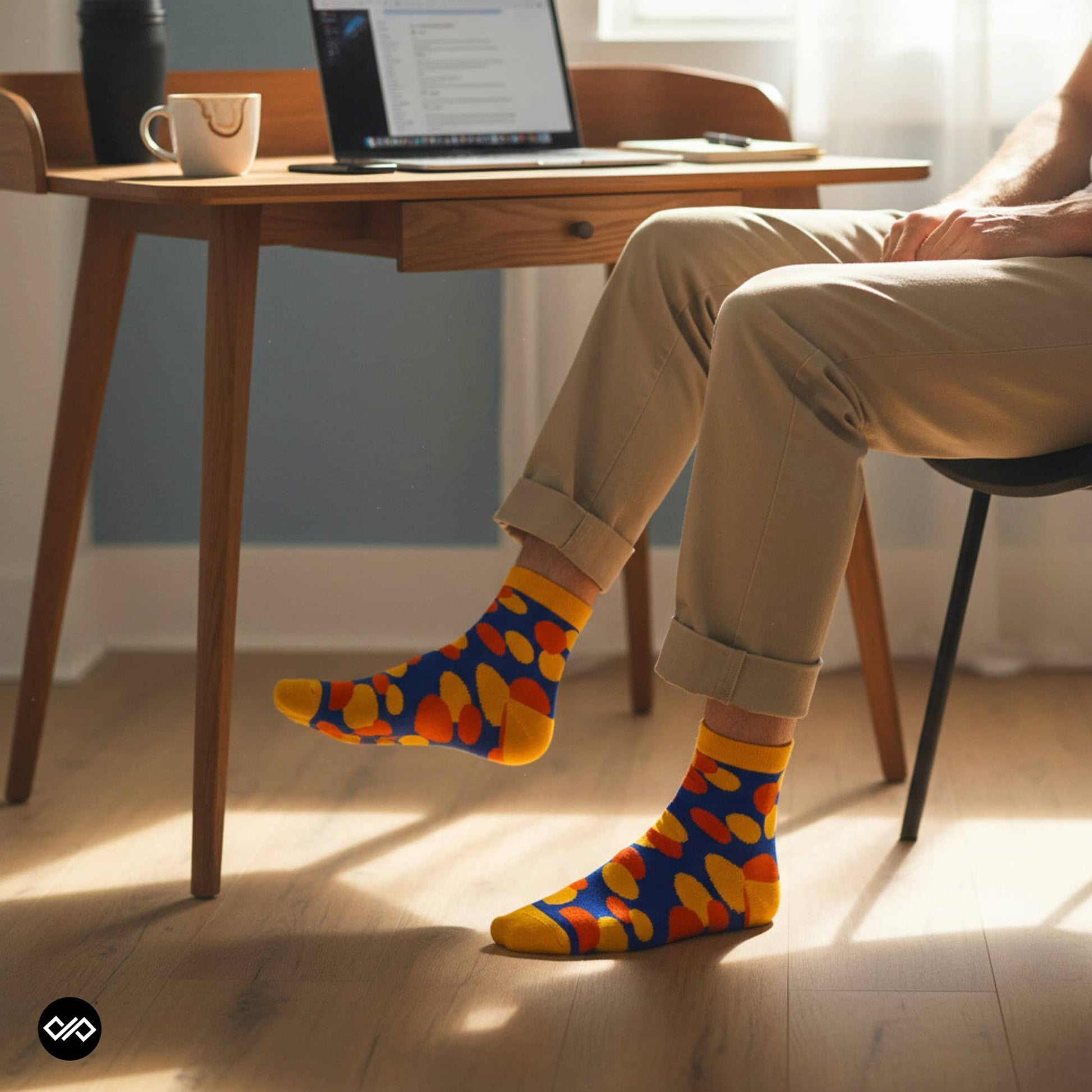 Dynamocks Bubbles Ankle Length Socks for men and women.