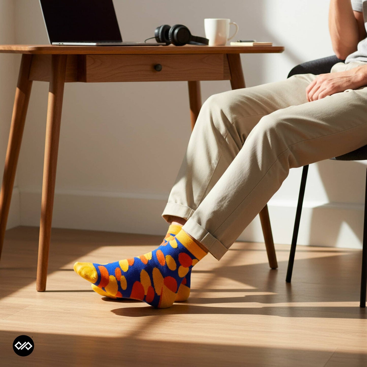 Dynamocks Bubbles Ankle Length Socks for men and women.