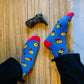 Dynamocks Bulb Crew Length Socks for Men and Women.