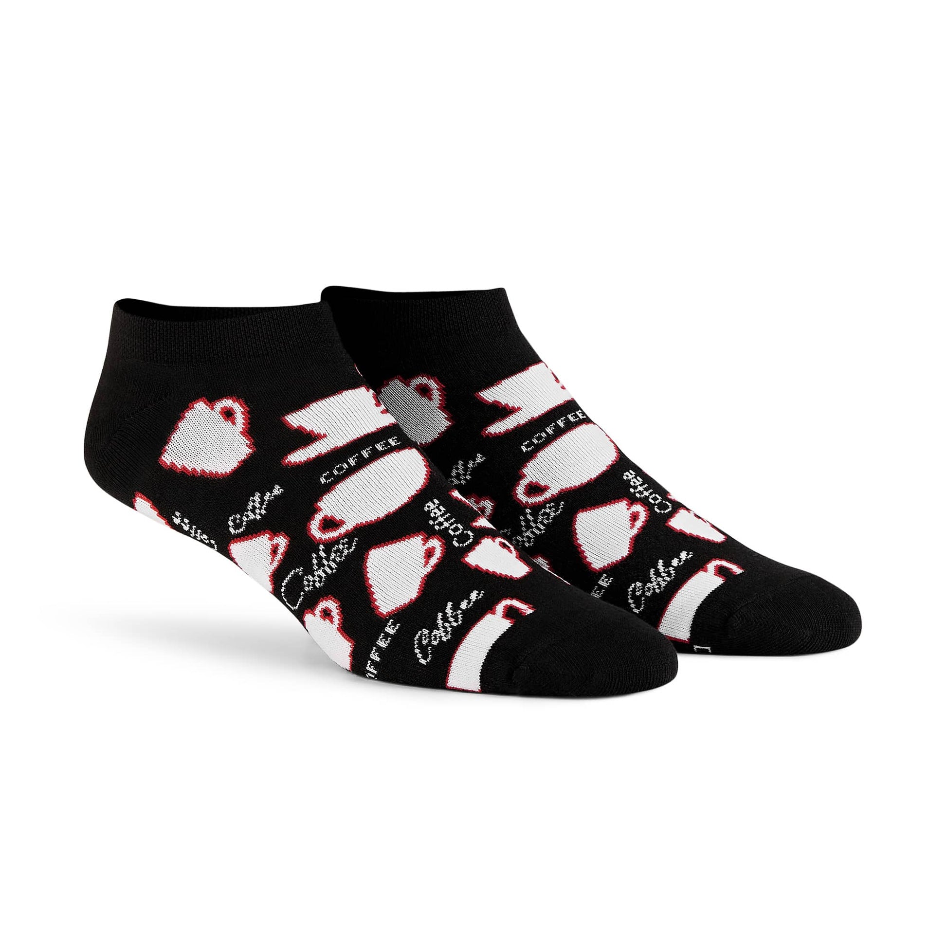Dynamocks Coffee Cup Low Ankle Length Socks for Men and Women.