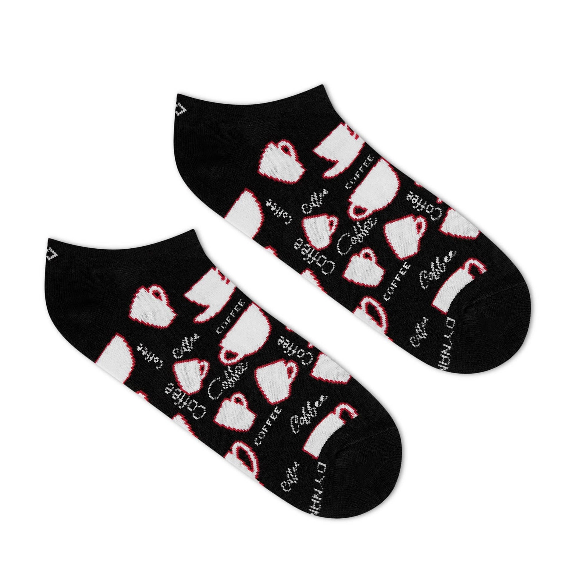 Dynamocks Coffee Cup Low Ankle Length Socks for Men and Women.