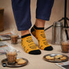 Dynamocks Cutting Chai Low Ankle Length Socks for Men and Women.