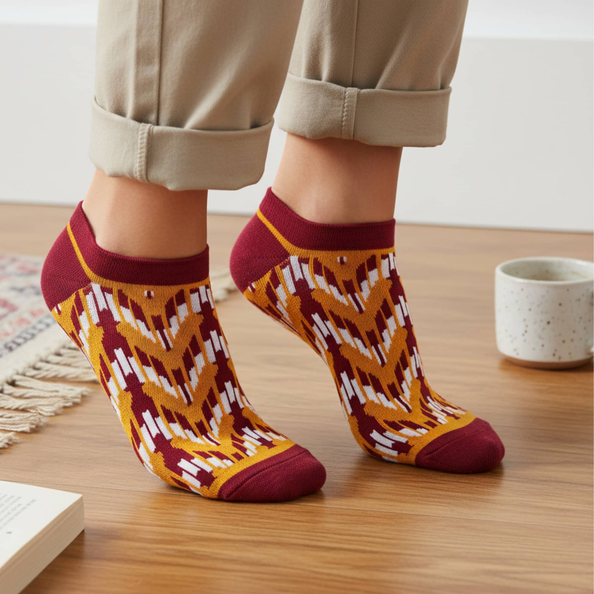 Dynamocks POsh Low Ankle Length Socks for Men and Women.