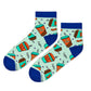 Dynamocks Coffee Cup Ankle Length Socks for Men and Women