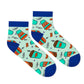 Dynamocks Coffee Cup Ankle Length Socks for Men and Women