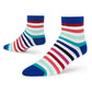 Dynamocks Stripes 19.0 Ankle Length Socks for Men and Women.