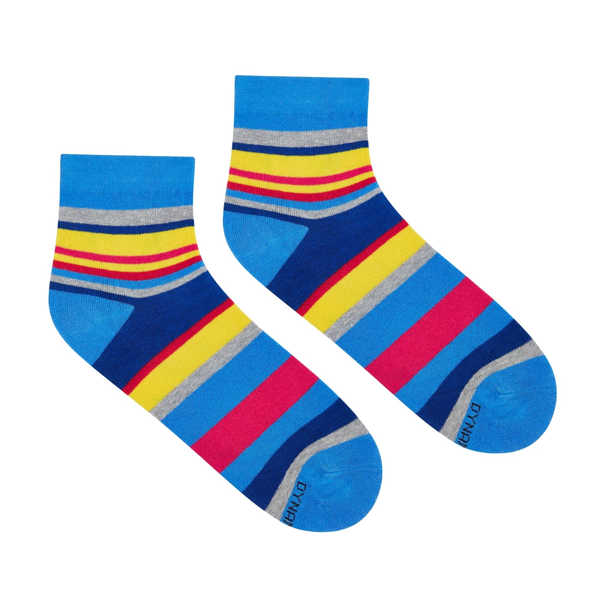 Dynamocks Stripes 5.0 Ankle Length Socks for Men and Women.