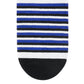 Dynamocks Stripes X Blue Ankle Length Socks for Men and Women.