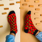 Dynamocks Vivid Ankle Length Socks for Men and women.