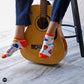 Dynamocks Guitar Low Ankle Length Socks for Men and Women.