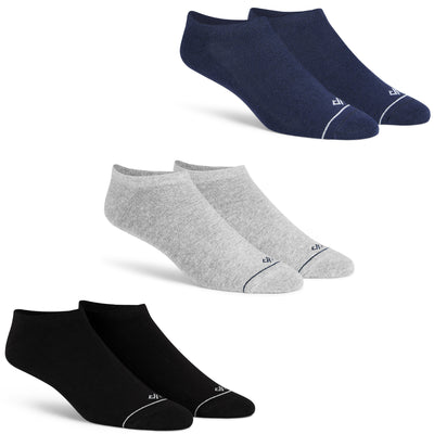 Modern Classics - Black, Grey & Navy Blue Low Ankle Socks (Pack of 3)