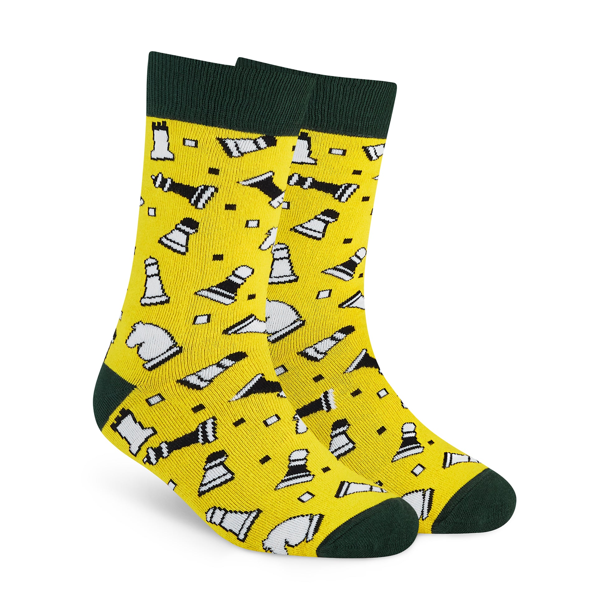 Dynamocks Chess Crew Length Socks for Men and Women.