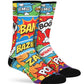 Dynamocks Comic Boom Crew Length Socks for Men and Women.