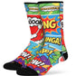 Dynamocks Comic Boom Crew Length Socks for Men and Women.