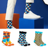 Shape Play 3-pack crew socks with Pizzazz, Cube and Prism designs