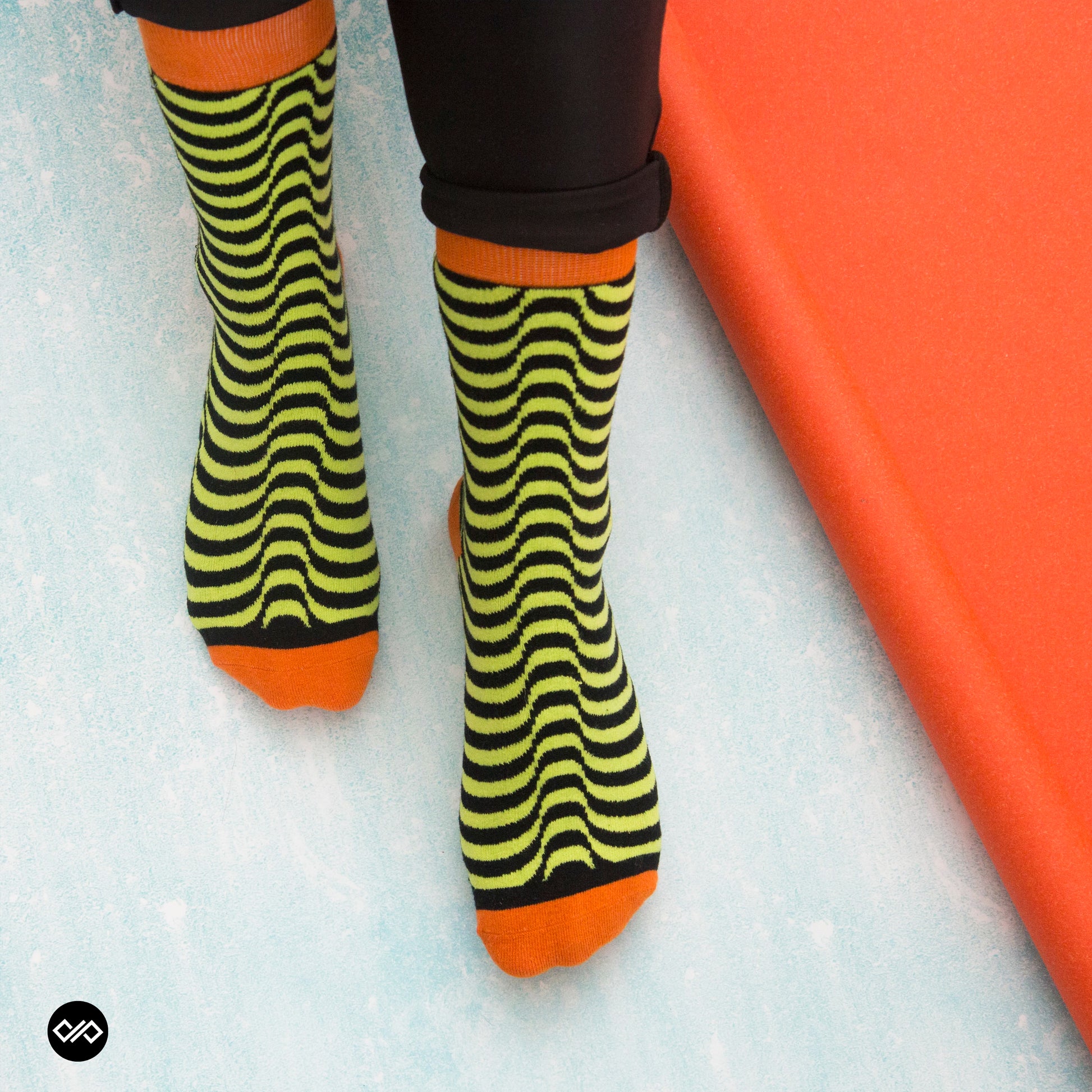 Dynamocks Illusion Crew Length Socks for Men and Women.