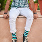 Dynamocks Mint Crew Length Socks for Men and women.