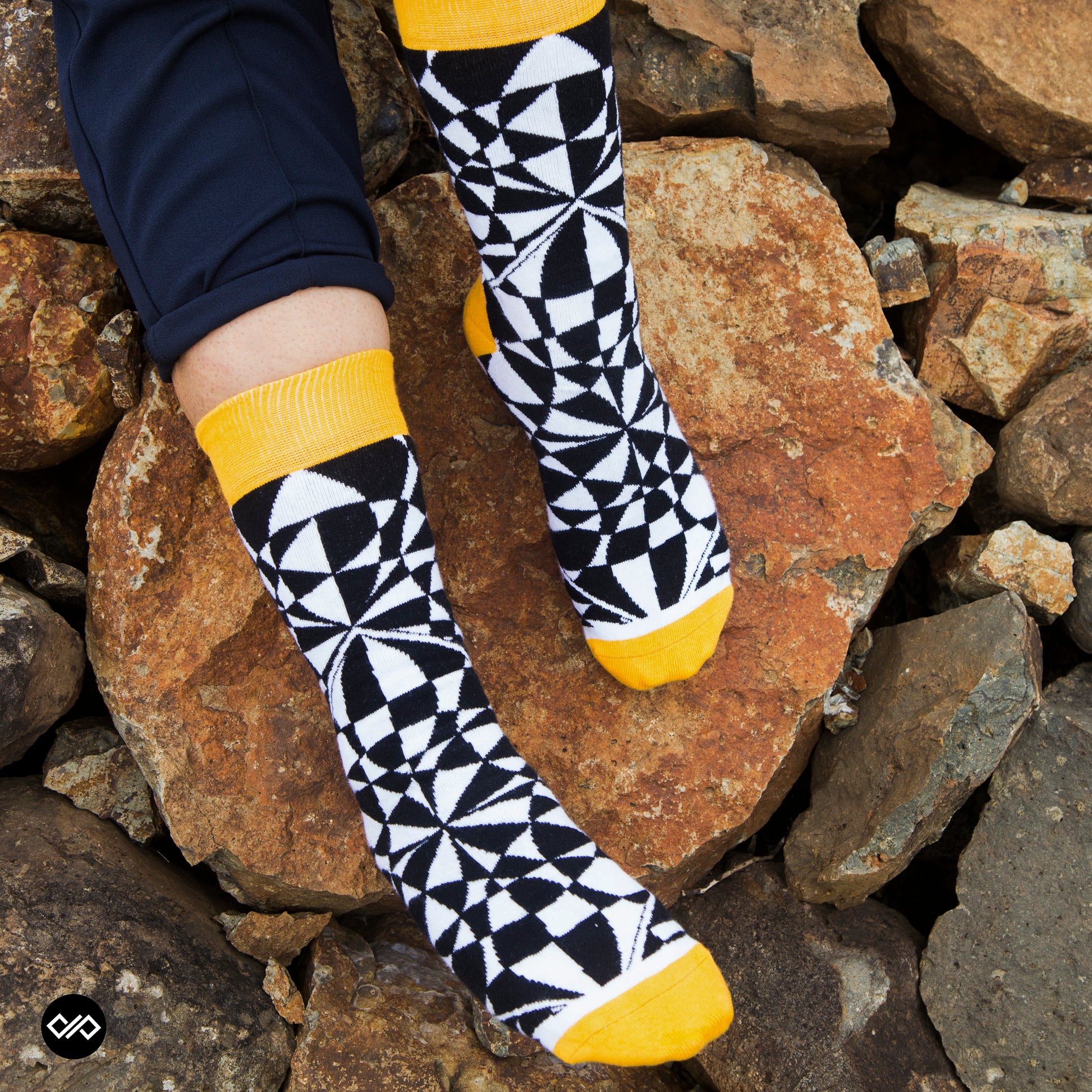 Dynamocks Mirage Crew Length Socks for Men and Women.