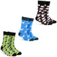 Dynamocks Pack of 3 crew length socks for men and women.