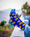 Dynamocks Burger Crew Length Socks for Men and Women