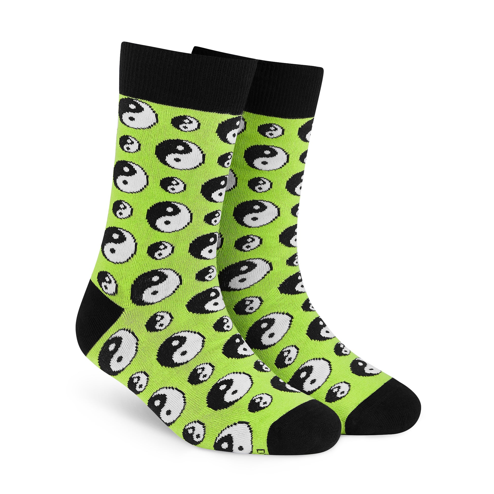 Dynamocks Yin Yang Crew Length Socks for Men and Women.