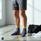 Dynamocks Bolt Ankle Length Socks for men and women